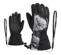Ziener - Kid's Laval AS AW - Guanti 5 nero/grigio
