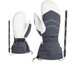 Ziener KILATI - Muffolo da sci da donna, impermeabile, lana, freeride, Ombre, 7,5