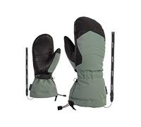 Ziener KILATI - Muffolo da sci da donna, impermeabile, lana, freeride, verde, 6,5