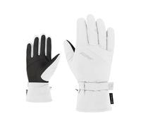 Ziener KLAIRE Guanti da sci da donna/sport invernali | Gore-Tex, molto caldi, bianco fog, 8,5