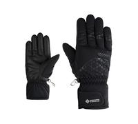 Ziener KLEMENTIN-Z - Guanti da sci da donna, per sport invernali, soft-shell, antivento, senza PFC, nero, 7,5