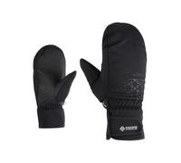 Ziener KLEMENTINA-Z - Guanti da sci da donna, per sport invernali, soft-shell, antivento, senza PFC, nero, 8