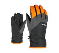 Ziener Lando Glove Junior, Guanti da Sci/Sport Invernali. Bambini, Arancio, Set da 3