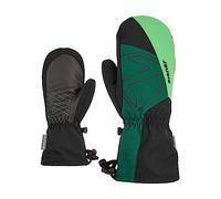 Ziener LAVALINO - Muffolo da sci per bambini, impermeabile, extra caldo, lana, verde scuro, 5