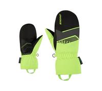 Ziener LAVIVO-Z - Muffolo da sci per bambini, impermeabile, antivento, giallo Poison, 7,5