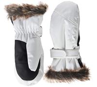 Ziener LED Mitten Girls Guanto Mini, bebé-Niños, LED Mitten Girls, Bianco