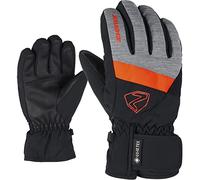 Ziener LEIF Guanti da Sci, Unisex, per Bambini, Unisex - Bambini, 801970, mélange Scuro, Nero, 3.5