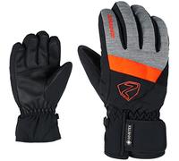 Ziener LEIF Guanti da Sci, Unisex, per Bambini, Unisex - Bambini, 801970, mélange Scuro, Nero, 4
