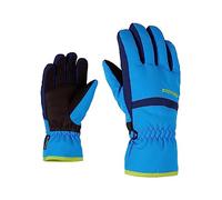 Ziener LEJANO AS - Guanti da Sci per Bambini, per Sport Invernali, Impermeabili, Traspiranti, Blu Persiano, 6,5