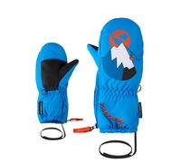 Ziener Leprint Z - Muffolo da sci per bambini, impermeabile, divertente, colore: blu persiano