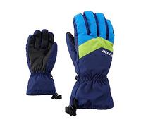 Ziener LETT AS - Guanti da sci per bambini, impermeabili, traspiranti, blu navy, taglia: 7