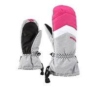 Ziener Lettero - Muffolo da sci per bambini, impermeabile, traspirante, mélange chiaro, 4,5
