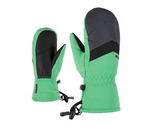Ziener Lettero - Muffolo da sci per bambini, impermeabile, traspirante, verde pallido, 5,5