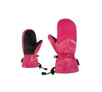 Ziener Lettero-Z - Guanti da sci per bambini, impermeabili, traspiranti, rosa pop, 6