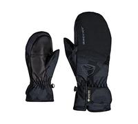 Ziener Levin GTX Mitten Junior, Muffole da Sci/Sport Invernali, Impermeabili, Traspiranti Bambini, Nero/Grigio Inchiostro Mimetico, 6.5