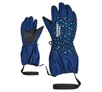 Ziener Levio As(r) Minis Glove, Guanti da Sci/Sport Invernali, Impermeabili, Traspiranti Unisex Baby, Stampa Fiocco di Neve, 110
