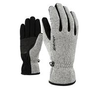 Ziener LIMAGIOS Junior Glove Multisport, Guanti per Il Tempo Libero, Funzionali, per attività all'aperto, Traspiranti, Lavorati a Maglia. Bambino, Grigio (Grey Melange), 3.5