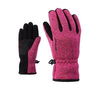 Ziener LIMAGIOS Junior Glove Multisport, Guanti per Il Tempo Libero, Funzionali, per attività all'aperto, Traspiranti, Lavorati a Maglia. Bambini, Rosa (Pop Pink), 4
