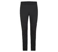 Ziener Nataniel Pantaloni Softshell, Aderenti per Sci di Fondo, Antivento, Elastici, privi di PFC, Nero, 52 Uomo