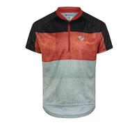 Ziener NESTEL Maglia da Ciclismo per Bambini, per Mountain Bike, Traspirante, ad Asciugatura Rapida, Elastica, Senza Maniche, Colore Rosso Ambra, 116
