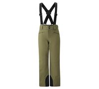 Ziener Pantaloni da Sci/Pantaloni da Neve per Bambini AXI-Z | Impermeabili, Bretelle, Verde Moss, 140
