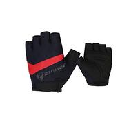 Ziener SMU 20 221, Guanti, Mountain Bike, Ciclismo | Dita Corte - Traspirante/ammortizzanti Unisex-Adulto, Rosso, 10.5