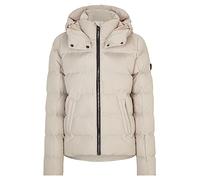 Ziener Tusja Giacca Invernale da Sci, Calda, Traspirante, Impermeabile, Argento Beige, 42 Donna