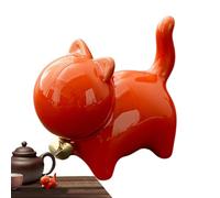 Ziennhu Coperchi per lettiera - Tappi a Vite Decorativi per Toilette per Gatti | Simpatico Figurine in Miniatura Paesaggio Animale | per la Decorazione della scrivania di Tea Pet, Giocattolo