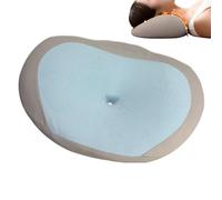 Ziennhu Cuscino Cervical - Cuscino ergonomico in schiuma viscoelastica | Accessorio traspirante per riposo domestico viaggio divano camera da TV Siesta