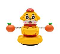 Ziennhu Décorations De Tableau De Bord Voiture - Statue Animale Tremblante Printemps | Figurine Oscillante Ornement Auto Intérieur Camion SUV Tableau Bord Trajet Quotidien Voyage pour Véhicules