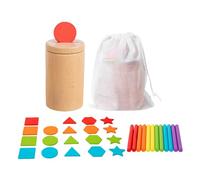 Ziennhu Giochi Di Ordinamento | Giocattolo Educativo Per L'Apprendimento Precoce E Lo Sviluppo | Gioco di Percezione dei Colori Per Bambini in Età Prescolare,Per Scuola Viaggio Regali Idea Regalo per