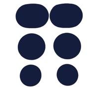 Ziennhu Toppe per scarpe | riparazione di protezione del tallone - 6 pezzi patch traspiranti per scarpe da corsa, scarpe da trekking, giacche, valigie, zaini, abbigliamento da lavoro, Blu porpora