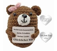 ZIENZENGYA Ti amo come regalo per la fidanzata, regalo di anniversario per lei, regalo per le donne, regalo di San Valentino per lei, con orsetto fortunato