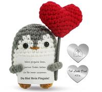 ZIENZENGYA Ti amo regali, regalo di anniversario per lui, coppia per donne, uomini, San Valentino, anniversario di matrimonio, compleanno, pinguino