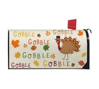 Zifmrtrwn Coperture per cassette postali del Ringraziamento Turchia Casella delle lettere Baia Magnetica Impermeabile Involucri per Posta Esterni Cortile Giardino Oversize Autunno Gobble