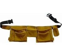 ZIFTtyA Kit di attrezzi giallo della pelle bovina, kit di attrezzi per elettricista, Toolkit di riparazione per la lavorazione del legno elettrico, Toolkit di stoccaggio