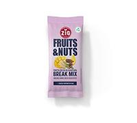 ZIG - Fruits & Nuts - Break mix 300g | Monoporzione di Anacardi, mango essiccato, fave di cacao | (10 bustine da 30g) Pack 100% compostabile