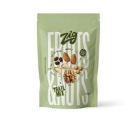 ZIG Fruits & Nuts Trail Mix - Mandorle, nocciole, noci, noci del brasile - Frutta secca e disidratata in pack richiudibile salvafreschezza 125g