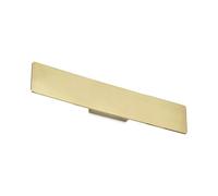 Applique Moderna Zig Zag Metallo Ottone Led 23W 3000K Luce Calda