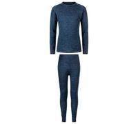 ZIG ZAG - Kid's Pattani Wool Underwear Set - Intimo lana merinos 98/104 blu