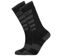 ZIG ZAG - Kid's Znow Ski Sock 2-Pack - Calze da sci EU 33-36 nero