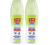 ZIG-ZAG lozione antizanzare corpo, Repellente zanzare zecche tafani, Lime amaro, 100 ml (Confezione da 2)