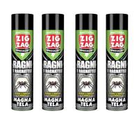 Zig Zag Magnatela Maxi Formato da 600ml -4 pezzi da 600ml cad. Insetticida Ragni con Azione Residuale, Efficacia Immediata, Protezione Elevata,(40 giorni).Facile Utilizzo, shabby chic colors.