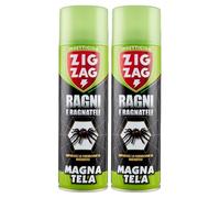 ZIG ZAG Magnatela Spray Insetticida Ragni e Ragnatele, 2x500 ml