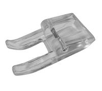 Zig-Zag - Piedino aperto trasparente per macchine da cucire Brother adatto per modelli A, B, C, D, E, F, G, H, I, J-1, J-2, K, L, M, & N, plastica, trasparente