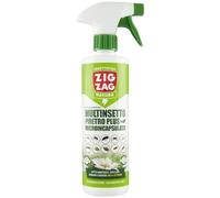 Zig - Zag spray insetticida antizanzare con piretro vegetale, trigger per utilizzo interno ed esterno, contro zanzare, formiche, cimici, vespe, mosche, effetto barriera e repellente, 400ml