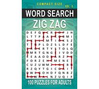 Zig Zag Word Search: 100 Puzzles for Adults, Compact and Travel Size 5 x 8 Inches | Volume 5 |