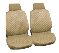 COPPIA COPRISEDILI ANTERIORI IMBOTTITI IN COTONE UNIVERSALE PER AUTO BEIGE ZIGA