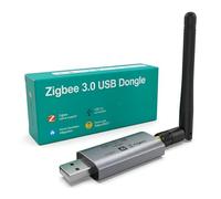 Zigbee 3.0 USB Dongle, Zigbee Gateway con chip EFR32MG21 e antenna esterna SMA e coordinatore chiavetta USB per Home Assistant, Zigbee2MQTT, OpenHAB, Plug & Play