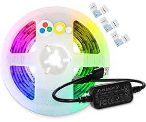 Zigbee Mini USB Controller 5V RGBW LED Strip Light IP20 TV Backlight impermeabili con app ZigBee, RGB e doppio bianco, retroilluminazione casalinga